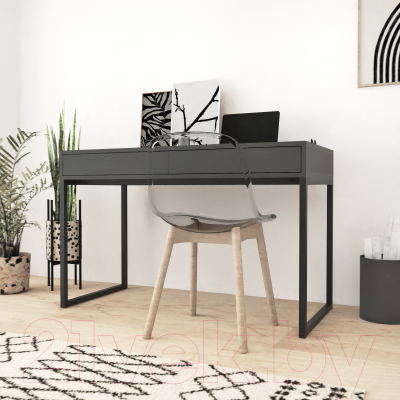 Письменный стол Crafto Лорди Лофт 06 120x60x80 (графит)