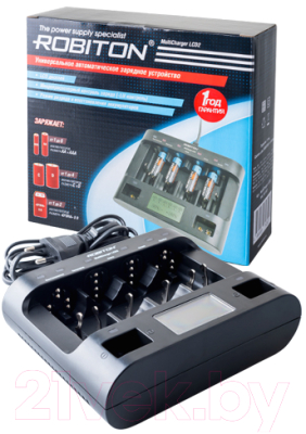 Зарядное устройство для аккумуляторов Robiton MultiCharger LCD2 / БЛ18258