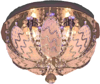 

Потолочный светильник Rilon Lighting, Буше 55330/400 CR+RBP