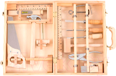 Изображение товара Набор инструментов игрушечный Moulin Roty Набор плотника / 710412