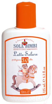 Молочко солнцезащитное Helan SPF 30 Sole Bimbi / 41L (125мл)