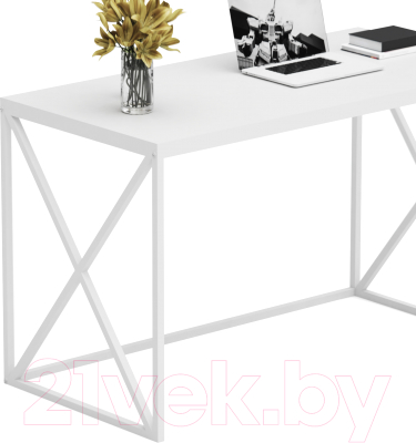 Письменный стол Crafto Модерн Лофт 01 120x60x75 (белый)