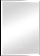 Зеркало Континент Frame Black Led 70x90 (теплая подсветка) - 