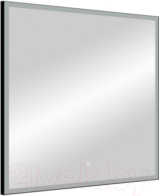 Зеркало Континент Frame Black Led 80x80