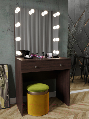 Туалетный столик с зеркалом Мир Мебели С подсветкой 14 ZW
