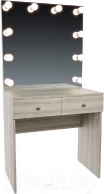 Туалетный столик с зеркалом Мир Мебели С подсветкой 14 ZS