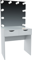 Туалетный столик с зеркалом Мир Мебели С подсветкой 15 ZB - 