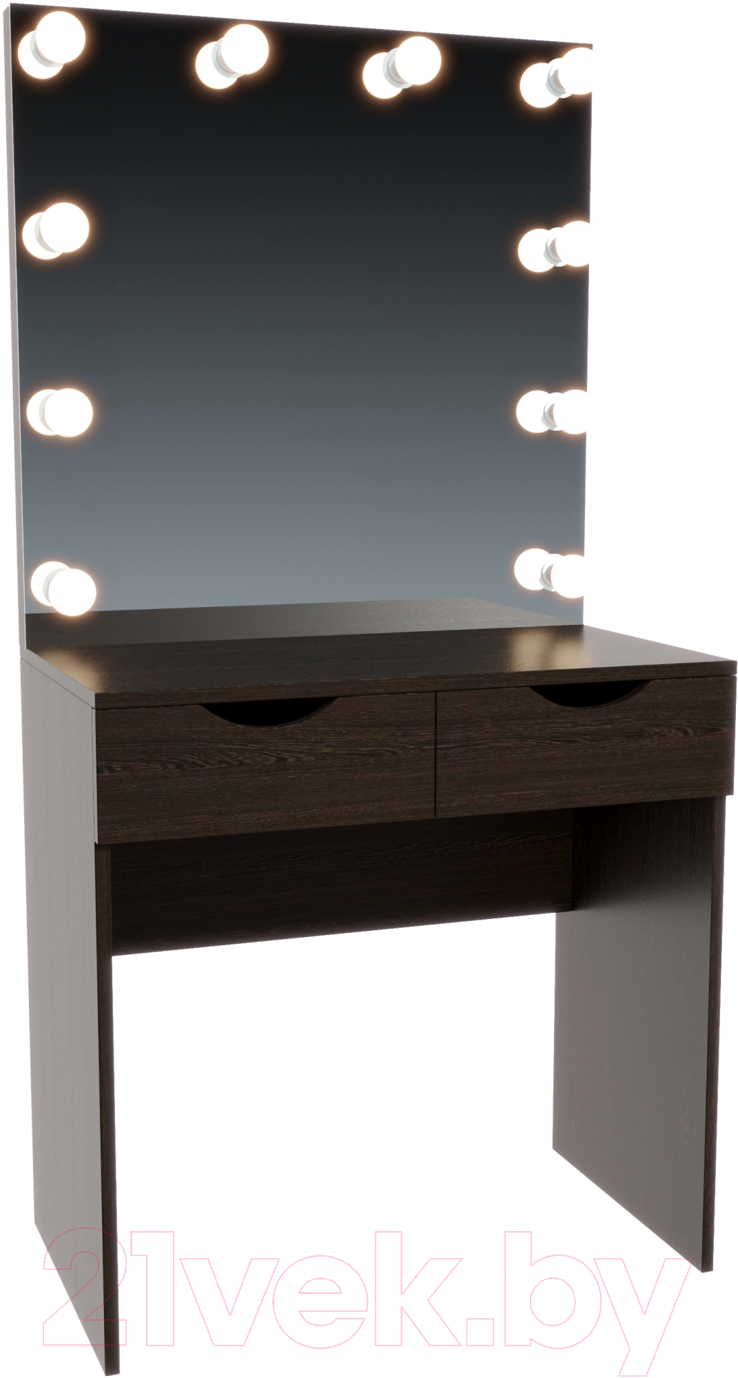 Туалетный столик с зеркалом Мир Мебели С подсветкой 15 ZW