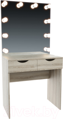 Туалетный столик с зеркалом Мир Мебели С подсветкой 15 ZS