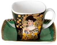 Чашка с блюдцем Goebel Artis Orbis Gustav Klimt Адель Блох-Бауэр / 66-884-71-9 - 