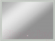 Зеркало Континент Frame Silver Led 80x60 - 
