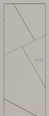Дверь межкомнатная Юни Эмаль ПГ 26 60x200 (грей)