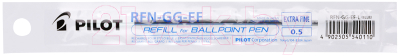 Изображение товара Стержень шариковый Pilot RFN-GG-EF-L (синий)
