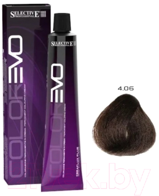 Крем-краска для волос Selective Professional Colorevo 4.06 / 84406 (100мл, каштановый выжженная земля)