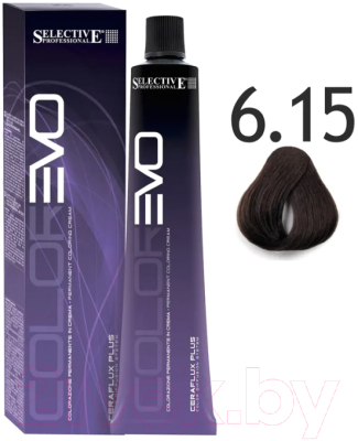 Крем-краска для волос Selective Professional Colorevo 6.15 / 84615 (100мл, темный блондин трюфель)