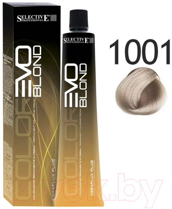 Крем-краска для волос Selective Professional Colorevo 1001 / 841001 (100мл, пепельный)