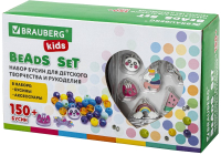 Набор для творчества Brauberg Kids. Beads Set. Единороги / 664699 - 