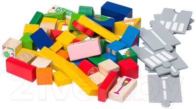 Изображение товара Конструктор Step Puzzle Радужный городок / 89807