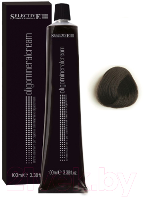 Крем-краска для волос Selective Professional Oligomineral Cream 5.01 / 86501 (100мл, светло-каштановый пепельный)