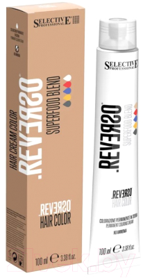 Крем-краска для волос Selective Professional Reverso Superfood 1.0 / 89001 (100мл, черный)