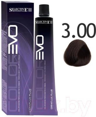 Крем-краска для волос Selective Professional Colorevo 3.00 / 84300 (100мл, темно-каштановый глубокий)