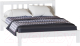 Полуторная кровать Мебельград Слип 140x200 (белый фактурный) - 