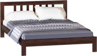 Двуспальная кровать Мебельград Слип 160x200 (орех темный) - 