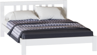 Двуспальная кровать Мебельград Слип 180x200 (белый фактурный) - 
