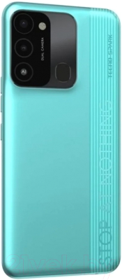 Tecno Spark 8C 4GB/64GB / KG5n (Turquoise Cyan) Смартфон 2 SIM-карты ...