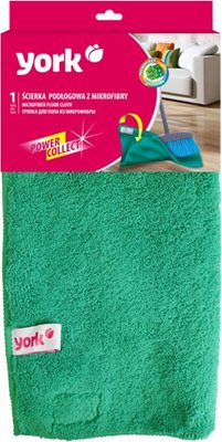 Салфетка хозяйственная York PowerCollect для мытья пола из микрофибры 50x60см - 