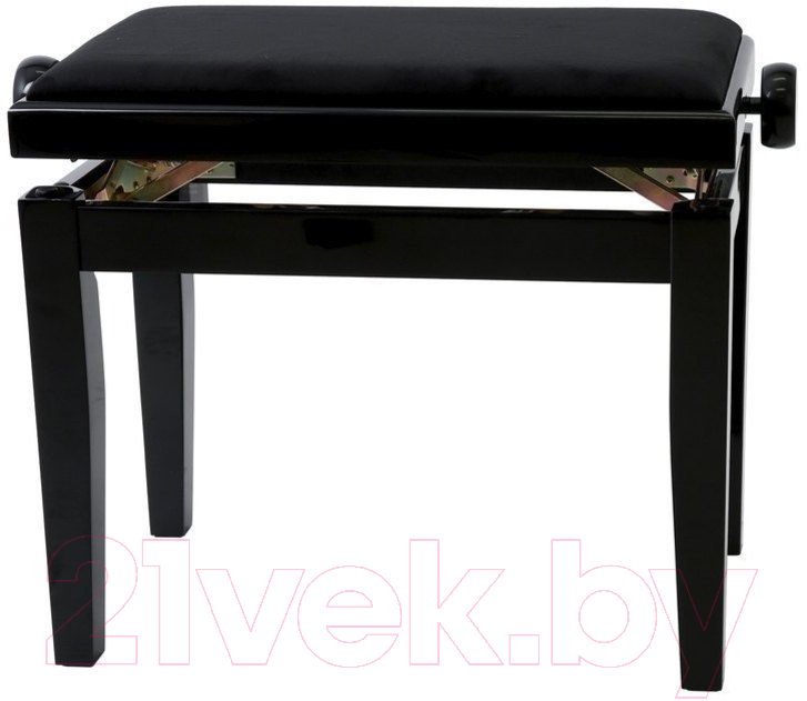 Стул для музыкантов Gewa Deluxe 130010 (черный блеск/черное сиденье)