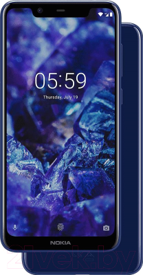 Смартфон Nokia 5.1 Plus / TA-1105 (синий)
