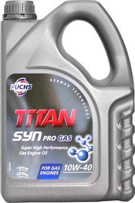 Моторное масло Fuchs Titan Syn PRO Gas 10W40 / 601004322 (4л)