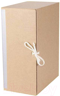Коробка архивная Офисстандарт 357 (серый)
