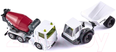 Изображение товара Набор игрушечной техники Siku Строительная техника - самосвал, бетономешалка / 1692