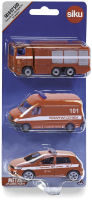 Набор игрушечных автомобилей Siku Пожарная служба / 1818RUS - 
