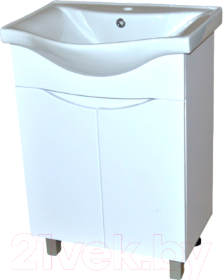 Изображение товара Тумба с умывальником Гамма Люкс 13-56/3 У60 Базик-7060 (4812044014600)