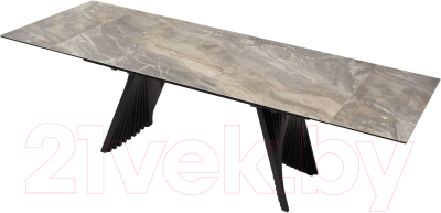 Обеденный стол M-City Ivar 180 Marbles KL-80 / 626M04533 (серый мрамор/керамика)