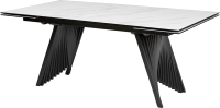 Обеденный стол M-City Ivar 180 Marbles KL-99 / ROCAVA9649GNKL99 (белый мрамор/керамика) - 