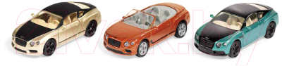 Набор игрушечных автомобилей Siku Bentley / 6291-1 (золотой, оранжевый, зеленый)