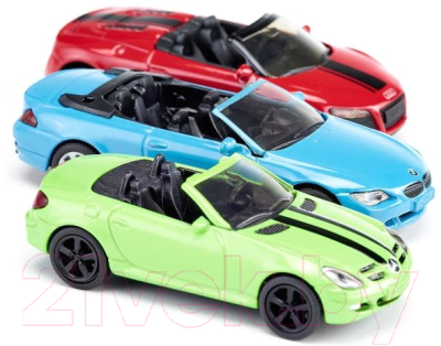Набор игрушечных автомобилей Siku Три кабриолета / 6314