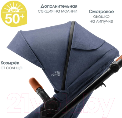 Детская универсальная коляска Britax Romer Strider-M 2 в 1 / ST36103 (Navy Ink)