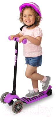 Изображение товара Самокат детский Yvolution Glider Deluxe / 100487 (фиолетовый)