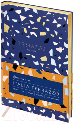 Изображение товара Ежедневник Greenwich Line Vision. Italia Terrazzo A6 / NA6_30808 (80л)