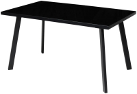 Обеденный стол M-City Фин 120 / 464M04114 (черный/черный) - 