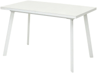 Обеденный стол M-City Фин 140 / 464M04117 (латте/белый) - 