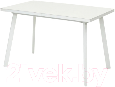 Обеденный стол M-City Фин 140 / 464M04117 (латте/белый)