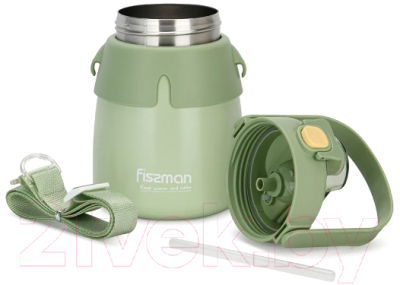 Термос для напитков Fissman 9863 (зеленый)