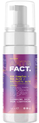 Пенка для умывания Art&Fact AHA Complex+BHA Acid/Salicylic Acid (150мл)
