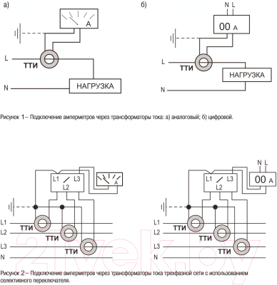 Трансформатор тока измерительный IEK ITT40-2-10-0600